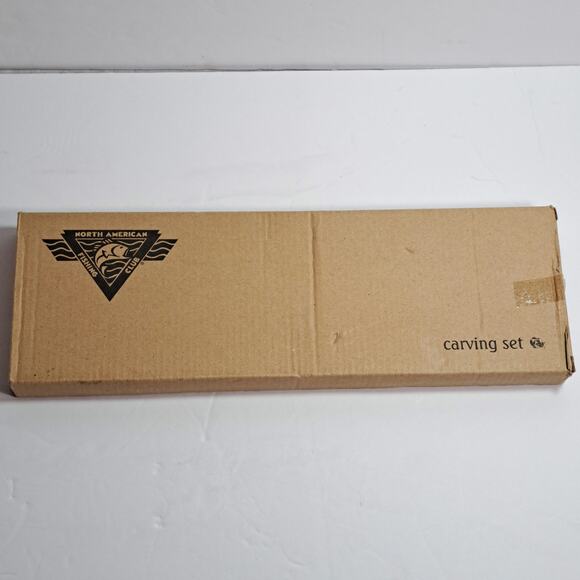 Stone River Ltd Carving Set 12" Knife and Fork North American Fishing Club New - Picture 4 of 5